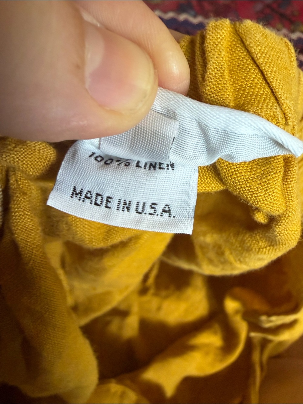 bryn Walker Golden Yellow Elastic Waist Pants Large - Picture 4 of 8